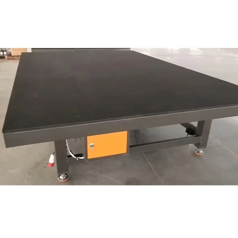 Good quality manual glass cutting table with air flotation