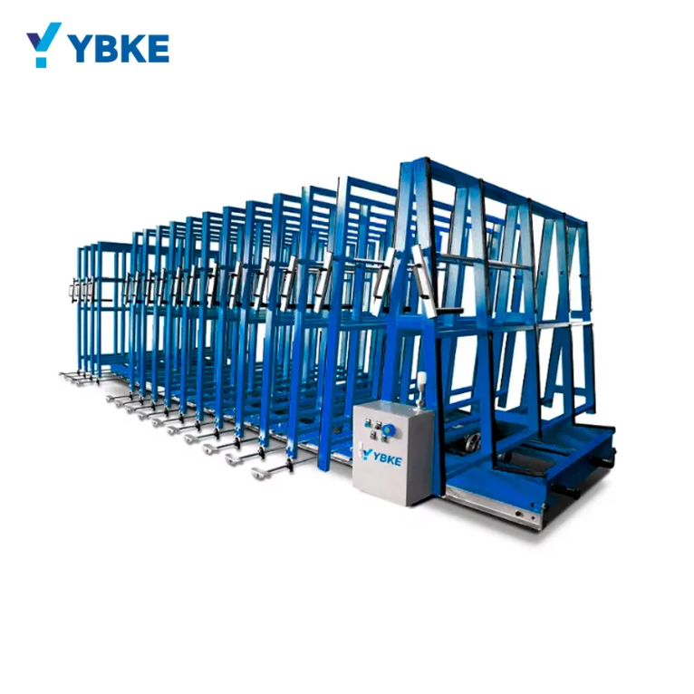 Electrical Storage Rack System for Warehouse Glass Processing Machinery Glass Racks