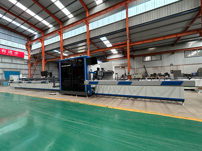 JCZX-CNC-500x6000 Integrated Aluminum uPVC Window Door CNC Machining Center